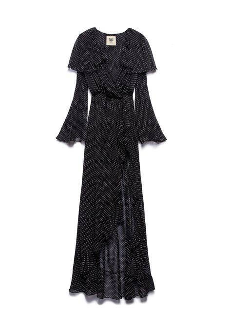 Abito Aniye By donna 1857151898 cape long lilly nero pois Aniye by | Abiti | 1857151898